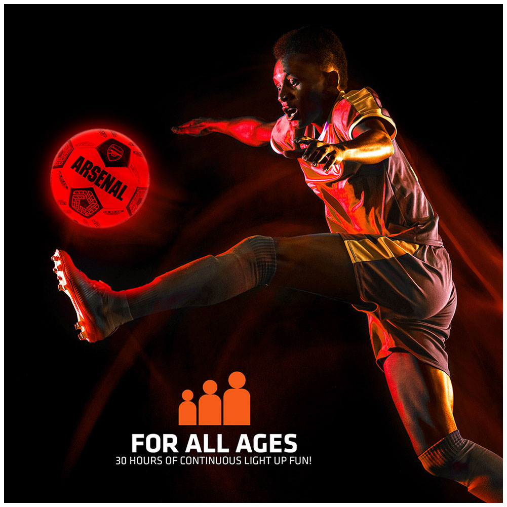Arsenal FC LED Glow Football