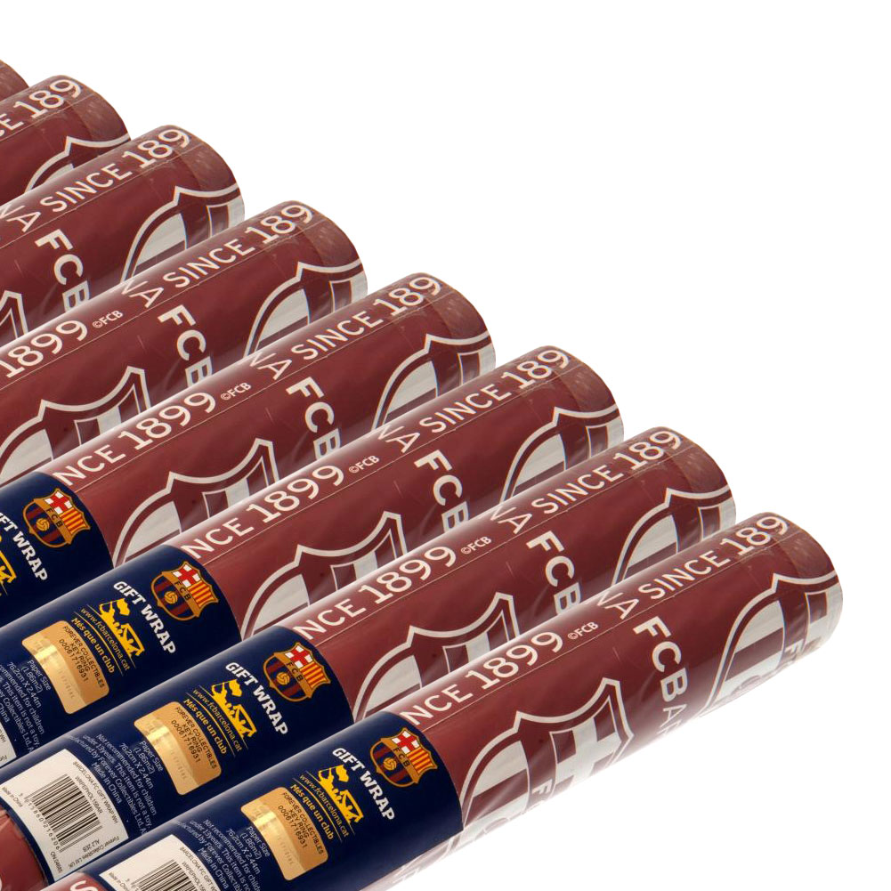 FC Barcelona Gift Wrap x 24