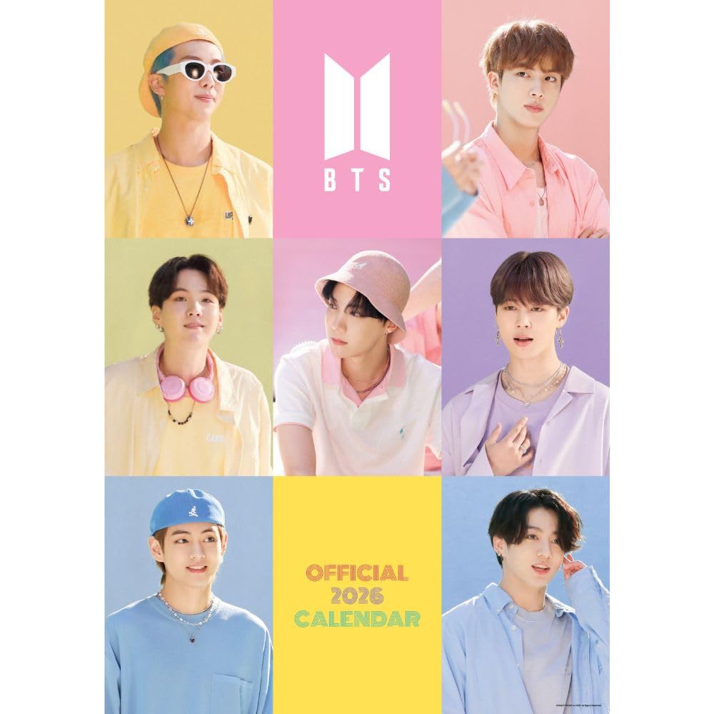 BTS A3 Calendar 2026