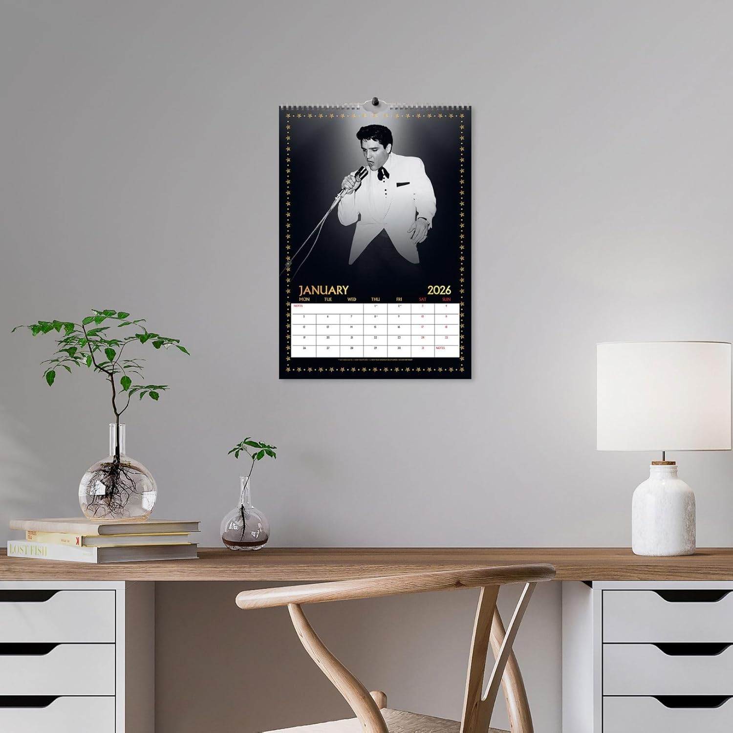 Elvis Presley A3 Calendar 2026