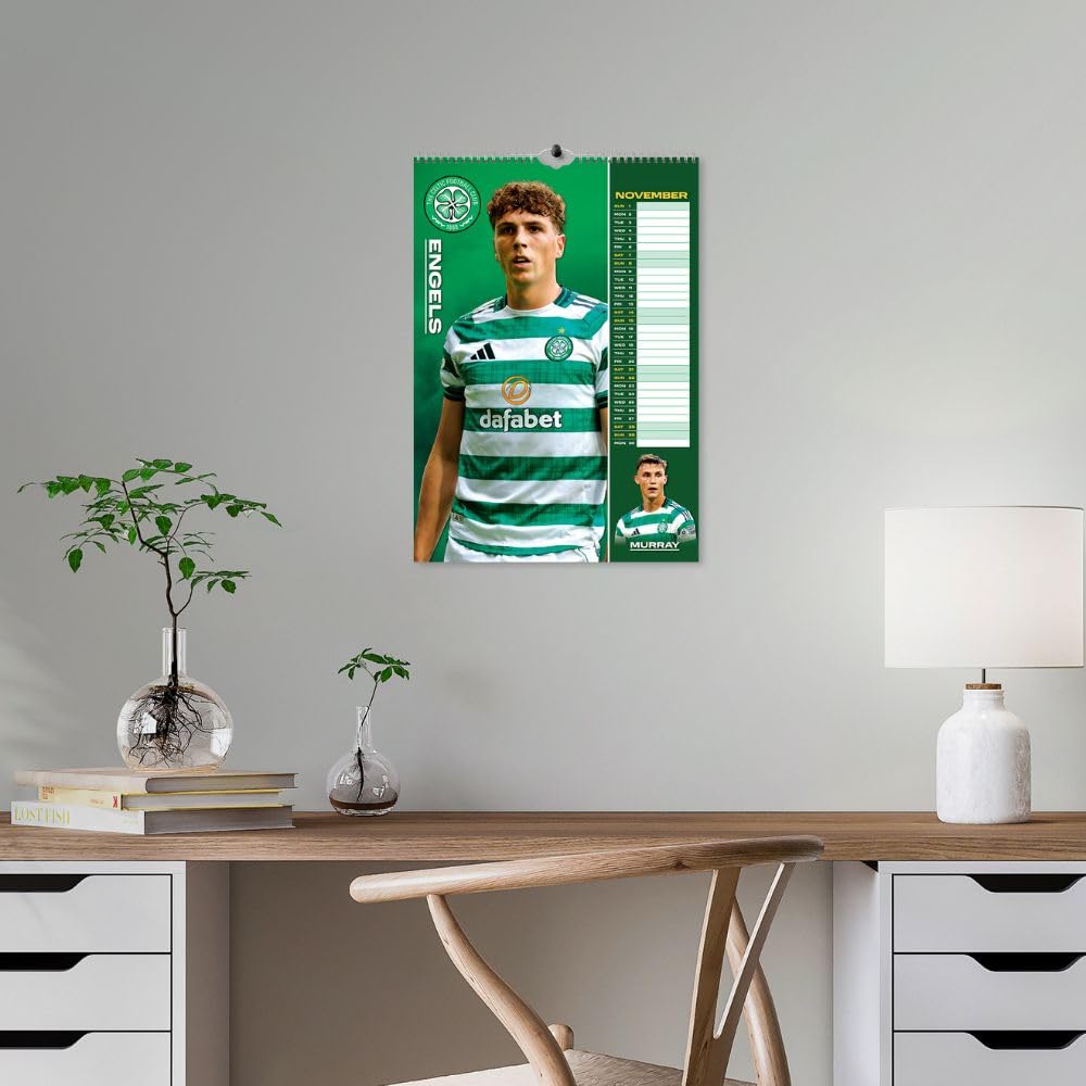 Celtic FC A3 Calendar 2026