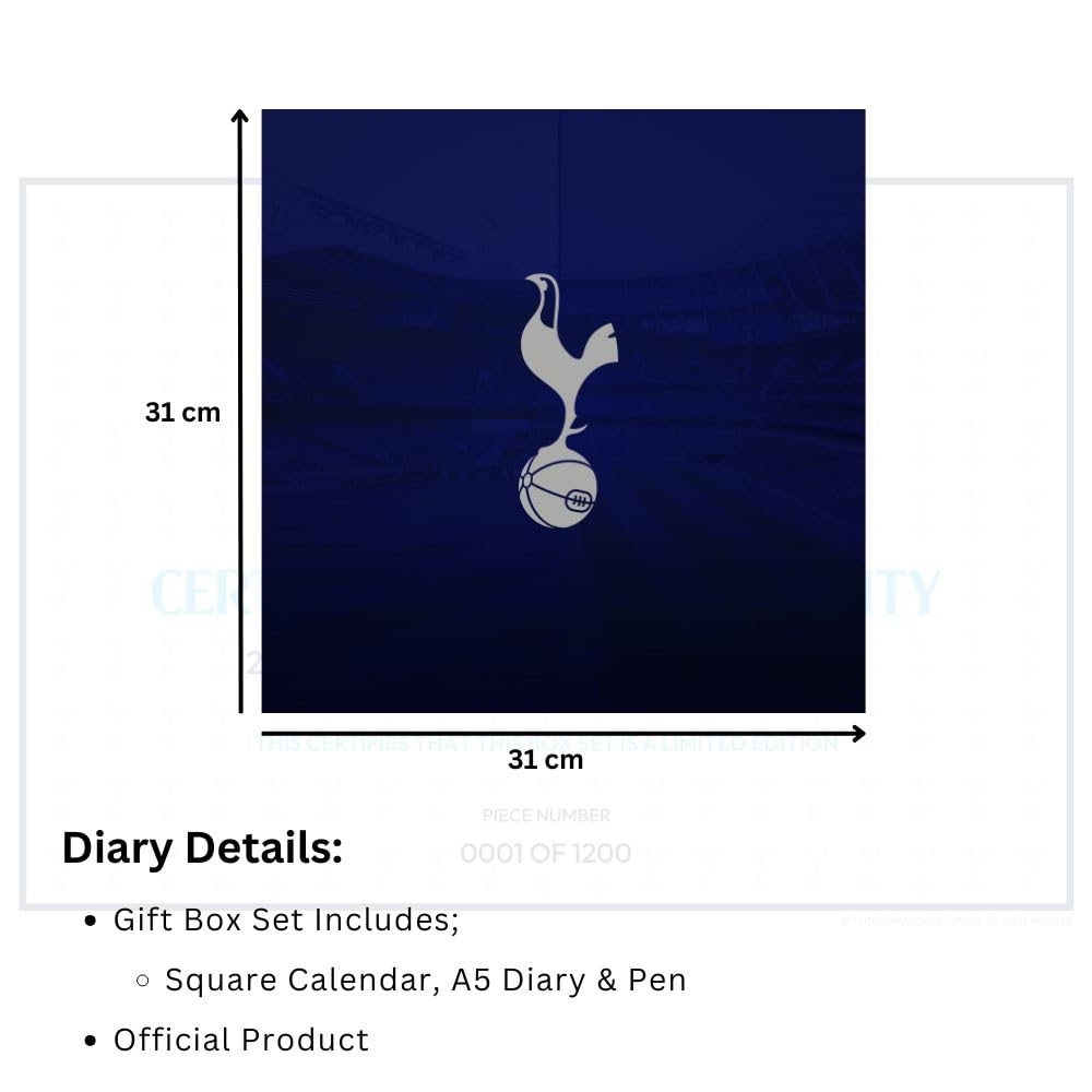 Tottenham Hotspur FC Calendar & Diary Musical Gift Box 2026