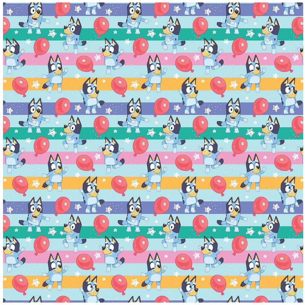 Bluey Balloon Gift Wrap
