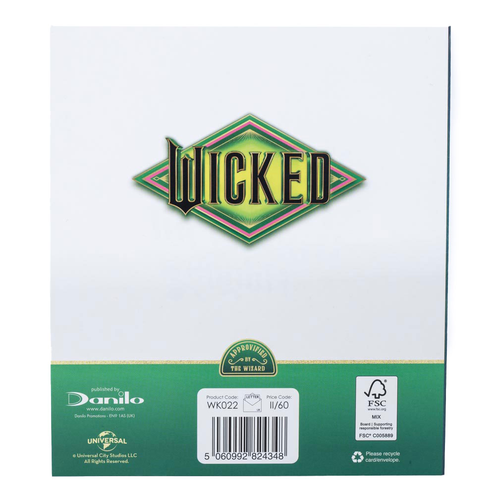 Wicked Elphaba Birthday Card