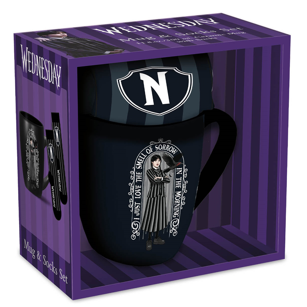 Wednesday Mug & Sock Set