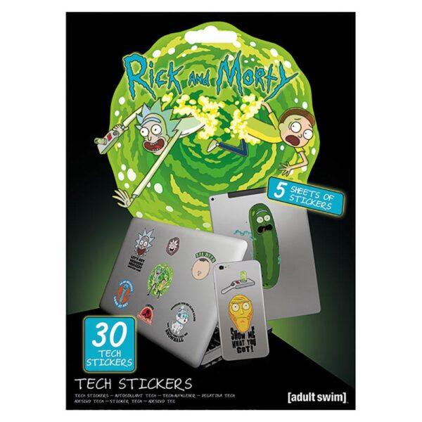 Rick And Morty Tech Stickers