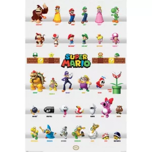 Super Mario Poster Character Parade 278