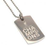 Liverpool FC Engraved Dog Tag & Chain LB