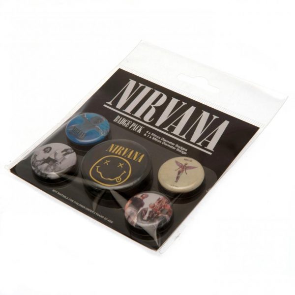 Nirvana Button Badge Set