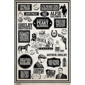 Peaky Blinders Poster Infographic 195