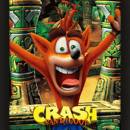 Crash Bandicoot Framed 3D Picture