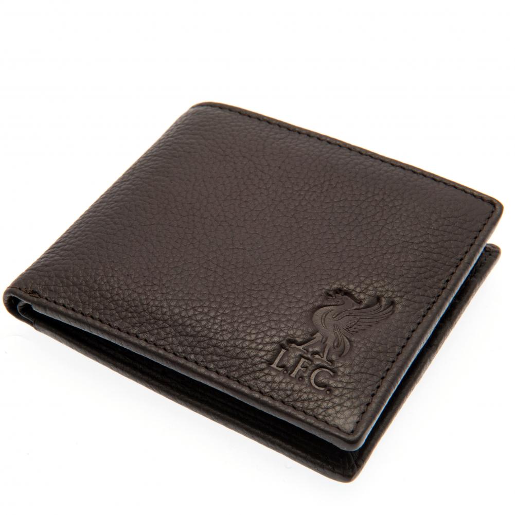 Buy Liverpool FC Brown Leather Wallet - Football Heaven