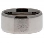 Arsenal FC 9ct Gold Crest Ring Small