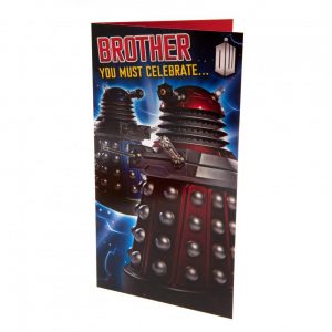Doctor Who Birthday Card Brother
