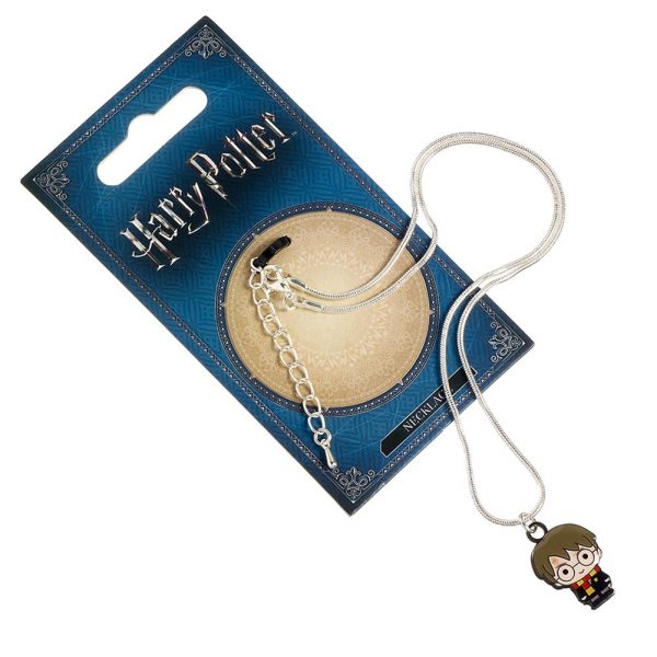 Harry Potter Silver Plated Necklace Chibi Harry