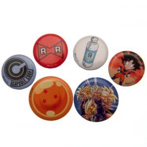 Dragon Ball Z Button Badge Set