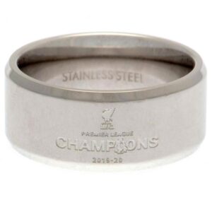Liverpool FC Premier League Champions Band Ring Large