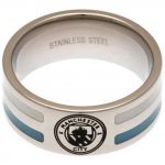 Manchester City FC Colour Stripe Ring Medium