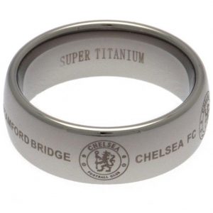 Chelsea FC Super Titanium Ring Medium