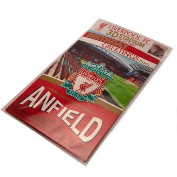 Liverpool FC Pop-Up Birthday Card