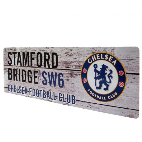 Chelsea FC Rustic Garden Sign