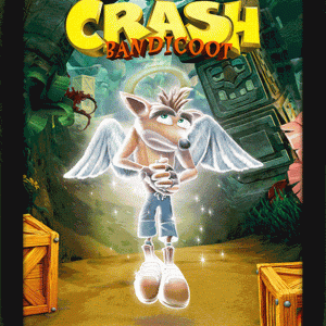 Crash Bandicoot Framed 3D Picture Game Over