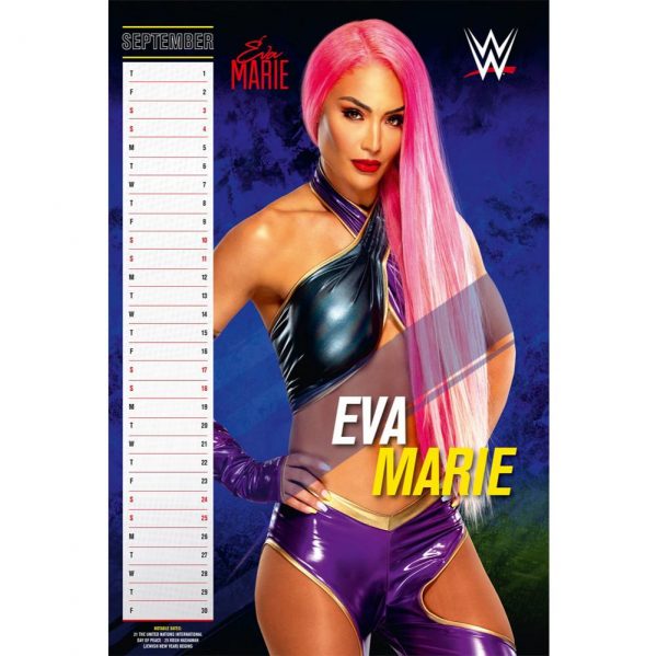 WWE Women Calendar 2022
