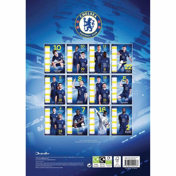 Chelsea FC Calendar 2022