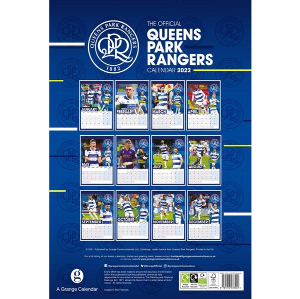 Queens Park Rangers FC Calendar 2022