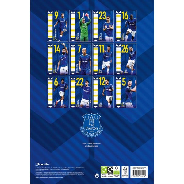 Everton FC Calendar 2022