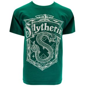 Harry Potter Slytherin T Shirt Junior 7-8 Yrs