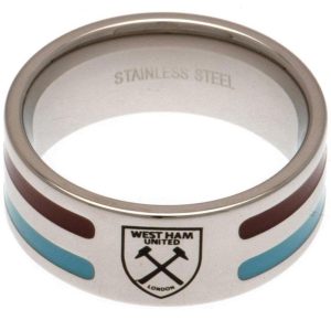 West Ham United FC Colour Stripe Ring Large