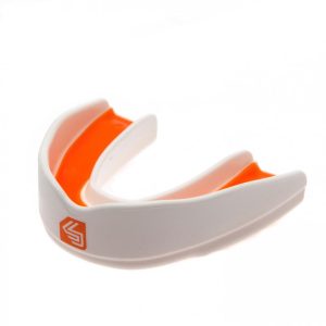Shock Doctor Ultra Rugby Mouthguard Youths – White & Orange