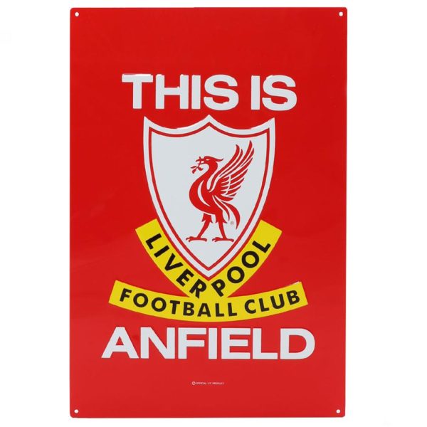 Liverpool FC TIA Large Metal Sign