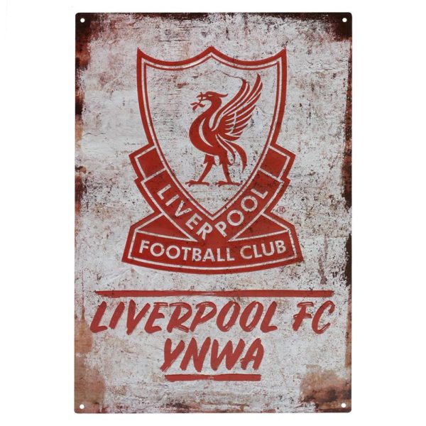 Liverpool FC YNWA Large Metal Sign