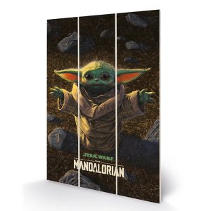 Star Wars: The Mandalorian Wood Print
