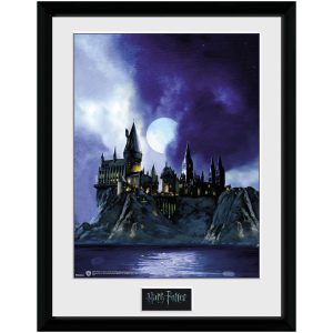 Harry Potter Picture Hogwarts Night 16 x 12