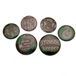Harry Potter Button Badge Set Slytherin