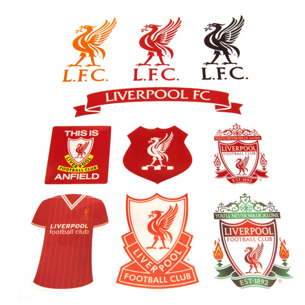 Liverpool FC A4 Decal Sticker Set