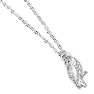 Harry Potter Silver Plated Necklace Hedwig Owl