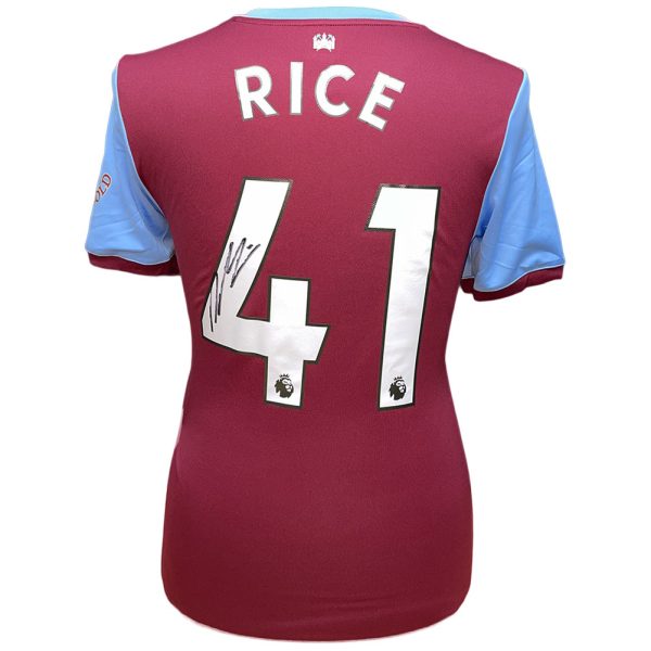 West Ham United FC Rice Signed Shirt