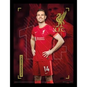 Liverpool FC Picture Henderson 16 x 12