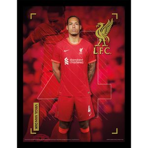 Liverpool FC Picture Van Dijk 16 x 12