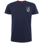 Liverpool FC 88-89 Crest T Shirt Mens Navy XL