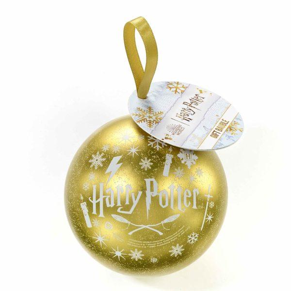 Harry Potter Christmas Gift Bauble Gold Icons