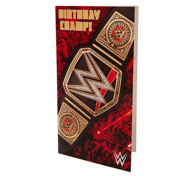 WWE Birthday Card Title Belt