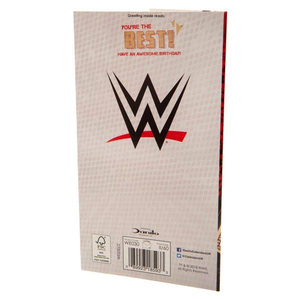 WWE Birthday Card Title Belt