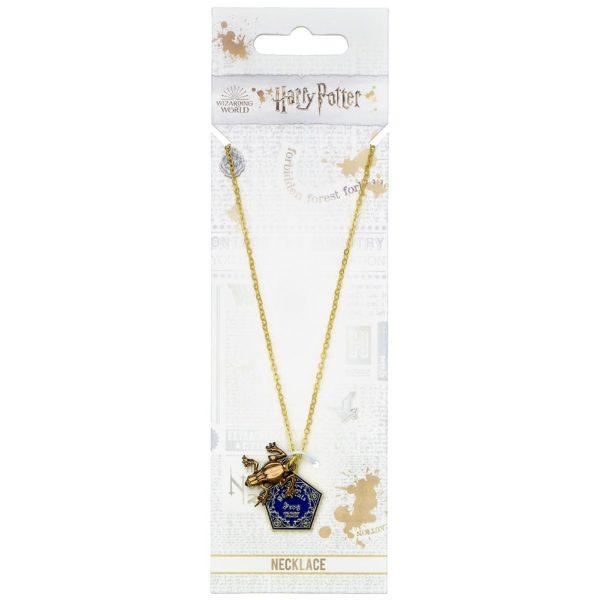 Harry Potter Gold Plated Necklace Chocolate Frog