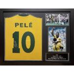 Brasil 1970 Pele Signed Shirt (Framed)
