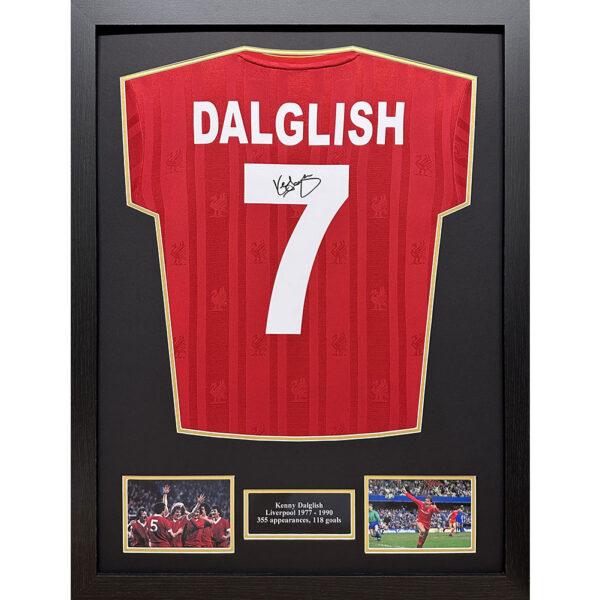 Liverpool FC 1986 Dalglish Signed Shirt (Framed)